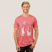 サスカッチシピンコーヒーTシャツ トライブレンドＴシャツ (正面全面)