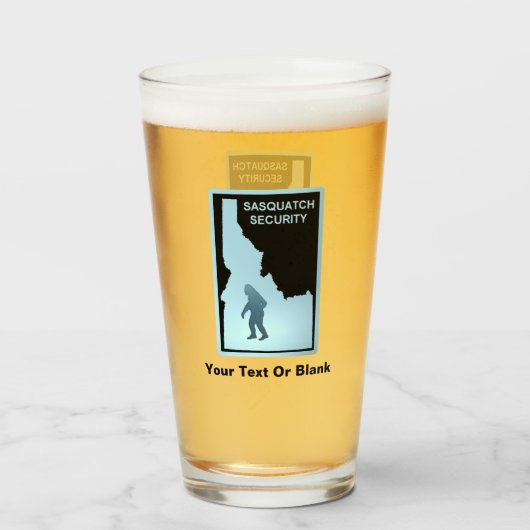 サスカッチセキュリティ – アイダホ タンブラーグラス (ドリンク正面)