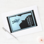 サスカッチセキュリティ – アイダホ 長方形シール (封筒)