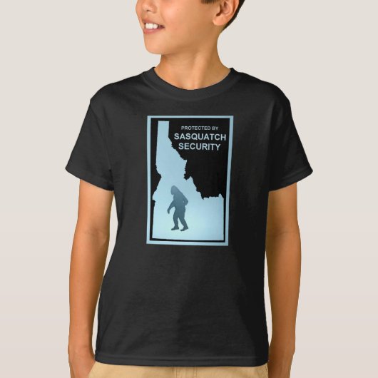 サスカッチセキュリティ – アイダホ Tシャツ (正面)