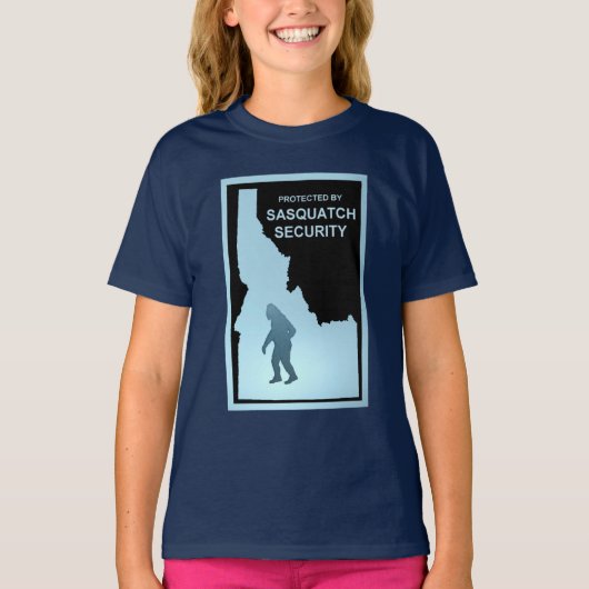 サスカッチセキュリティ – アイダホ Tシャツ (正面)