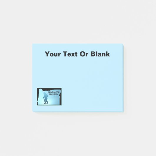 サスカッチセキュリティ – オレゴン ポストイット (正面)