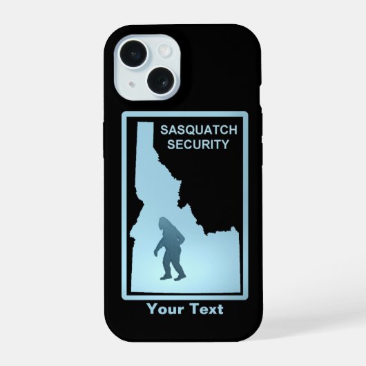 サスカッチセキュリティ – Idaho Case-Mate iPhone Case 15ケース (裏面)