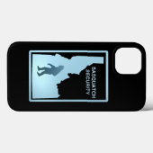 サスカッチセキュリティ – Idaho Case-Mate iPhone Case iPhoneケース (裏面 (横))