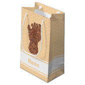 サスカッチトラックビッグフットのおもしろい スモールペーパーバッグ (裏面アングル)