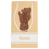 サスカッチトラックビッグフットのおもしろい スモールペーパーバッグ (正面)