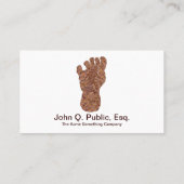 サスカッチトラックビッグフットのおもしろい 名刺 (裏面)