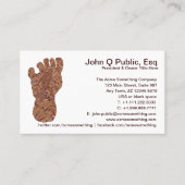 サスカッチトラックビッグフットのおもしろい 名刺 (正面)