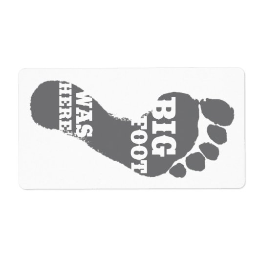 サスカッチハンタービッグフット ラベル (正面)