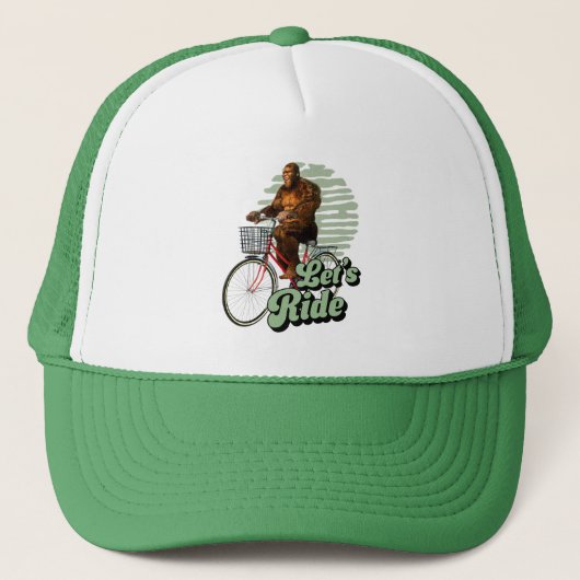 サスカッチバイクライド森の冒険 キャップ (正面)