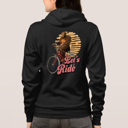 サスカッチバイクライド森の冒険 パーカ (裏面)