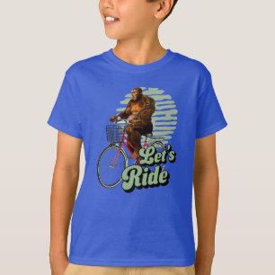 サスカッチバイクライド森の冒険 Tシャツ