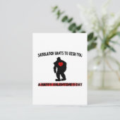 サスカッチバレンタインデー シーズンポストカード (スタンド正面)