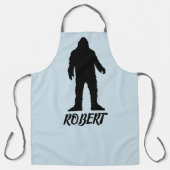 サスカッチビグフットカスタムパーソナライズされたメンズエプロン エプロン (正面)