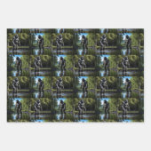 サスカッチビッグフット反射インレイク ラッピングペーパーシート (正面)