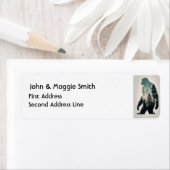 サスカッチビッグ足レジェンドアート ラベル (インサイチュ)