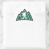 サスカッチホッケー3インチラウンドステッカー（6枚） ラウンドシール (バッグ)