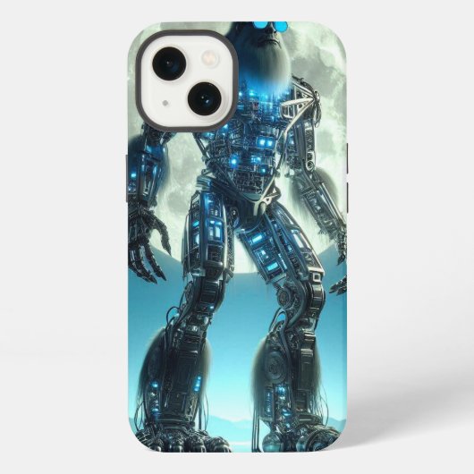 サスカッチロボット iPhoneケース (裏面)