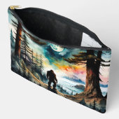 サスカッチ上の森の尾根海 アクセサリーポーチ (見開き)