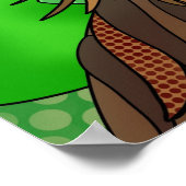 サスカッチ和平標識 |レトロビグフット ポスター (角)