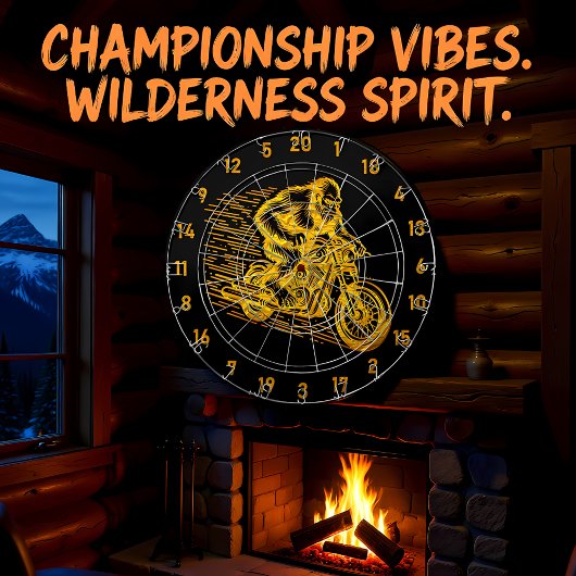 サスカッチ承認済み：神話の目的 ダーツボード