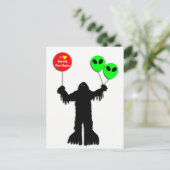 サスカッチ晴眼者ロズウェル（ニューメキシコ） ポストカード (スタンド正面)