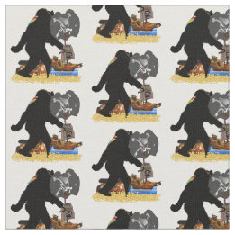 サスカッチ海賊宝箱 ファブリック