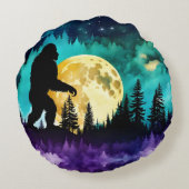 サスカッチ満月オンザマウンテン ラウンドクッション (裏面)