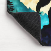 サスカッチ満月オンザマウンテンII マウスパッド (コーナー)