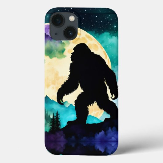 サスカッチ満月オンザマウンテンII Case-Mate iPhoneケース (裏面)