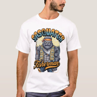サスカッチ漁師Tシャツ Tシャツ