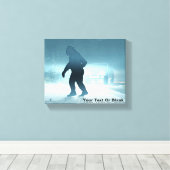 サスカッチ遭遇 キャンバスプリント (インサイチュ (ウッドフロア))