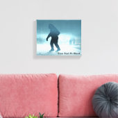 サスカッチ遭遇 キャンバスプリント (インサイチュ (リビング))