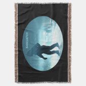 サスカッチ遭遇 スローブランケット (正面縦)