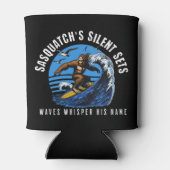 サスカッチ静かセットサーフィンビッグフートブラック 缶クーラー