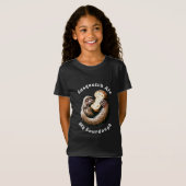 サスカッチ食べマイソー生地 Tシャツ (正面フル)