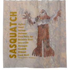 サスカッチ シャワーカーテン