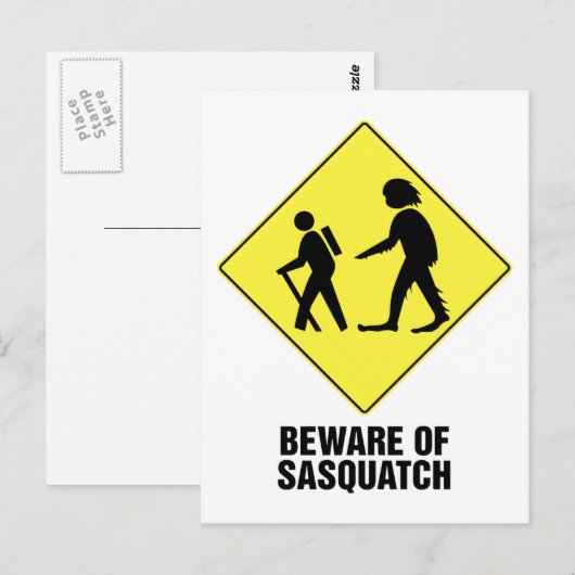 サスカッチ ポストカード (正面/裏面)