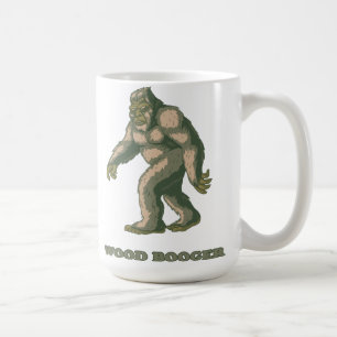 サスカッチ: 木製のBoogerのコーヒー・マグ コーヒーマグカップ