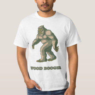サスカッチ: 木製のBooger Tシャツ