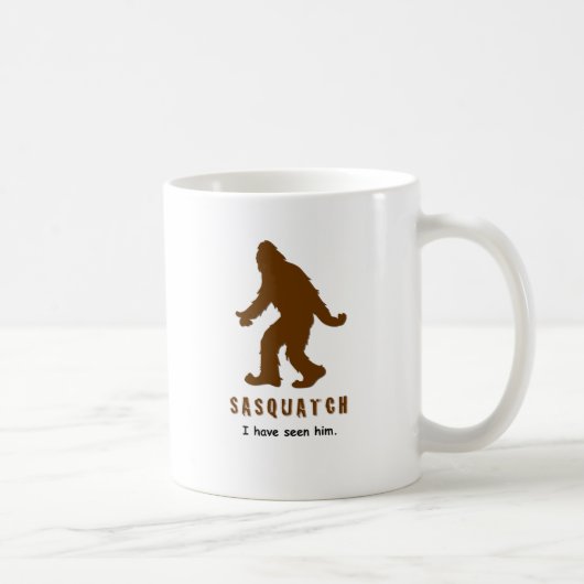 サスカッチ – 私は彼を見た コーヒーマグカップ (右)