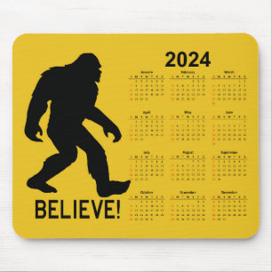 サスカッチ(Bigfoot) 2024カレンダー マウスパッド