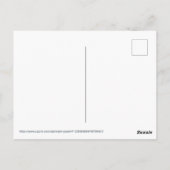 サスカッチBIGFOOT全体 – 正面図 – 名前 ポストカード (裏面)