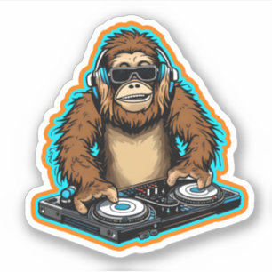 サスカッチDJビニル シール