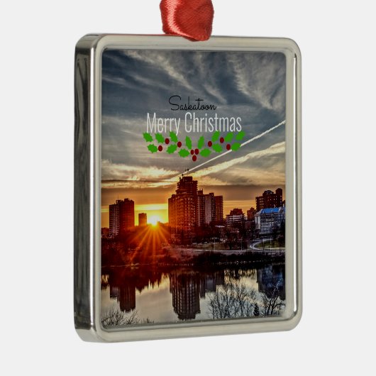 サスカトゥーンの街並み メタルオーナメント (右)