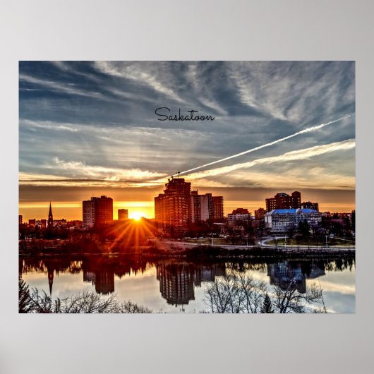 サスカトゥーンサンセット ポスター (正面)
