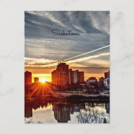 サスカトゥーンサンセット ポストカード
