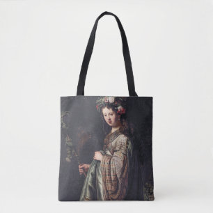 サスキア・ファン・ユレンバラasフローラ，レンブラント， 1634 トートバッグ