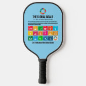 サステナビリティモダンゴールやる気を起こさせるキープサケ ピックルボールラケット (裏面)
