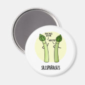 サスパラガスキュートアスパラガスベジタブルPUn マグネット (正面/裏面)